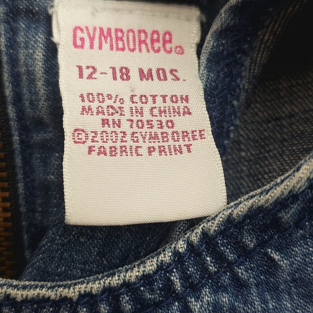 Gymboree denim sleeveless